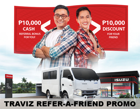 Refer a friend Traviz Promo